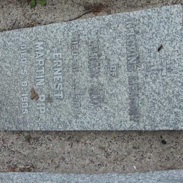 RIP Ernest Martin -1985 &amp; Lilian -1984