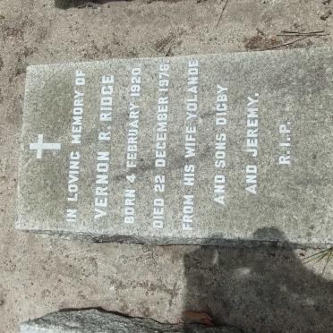 RIDGE Vernon R. 1920-1976