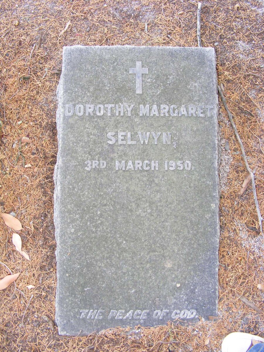 SELWYN Dorothy Margaret -1950