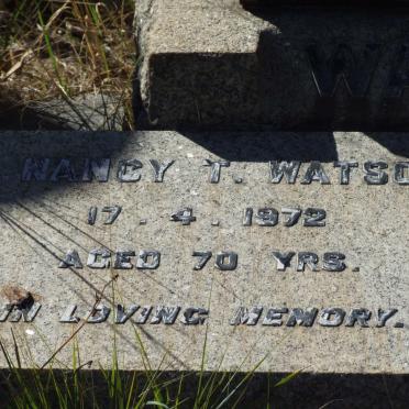 WATSON E. Nancy T. -1972