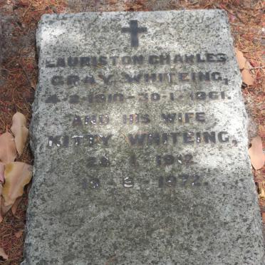 WHITEING Lauriston Charles Grey 1910-1961 &amp; Kitty 1912-1972