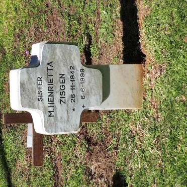 ZISGEN M. Henrietta 1942-1999
