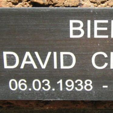 BIENZ David Charles 1938-2005
