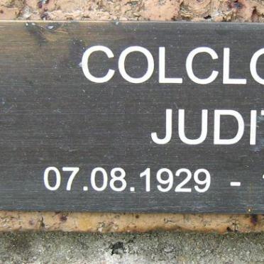 COLCLOUGH Judith 1929-2005