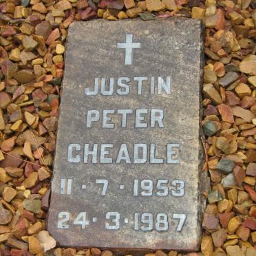 CHEADLE Justin Peter 1953-1987