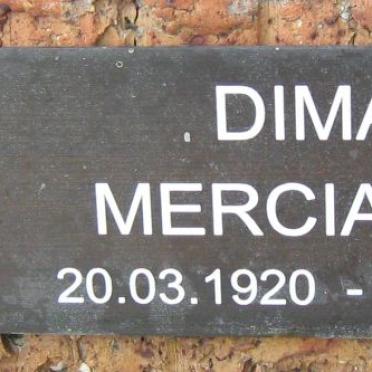 DIMAIO Mercia Iona 1920-1997