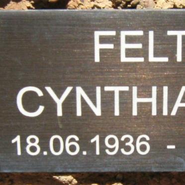 FELTON Cynthia June 1936-2007