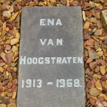 HOOGSTRATEN Ena, van 1913-1968