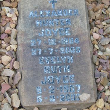 JOYCE Alexander Hunter 1904-2000 &amp; Evelyn Ruth 1907-2003