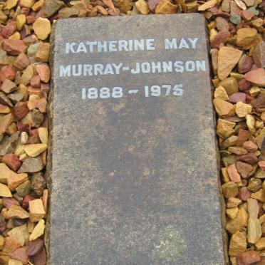 JOHNSON Katherine May, MURRAY 1888-1975
