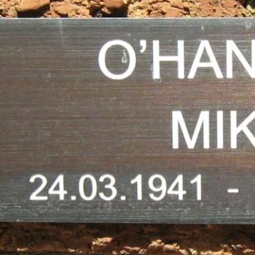 O'HANLON Mike 1941-2006