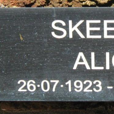 SKEELES Alice 1923-2004