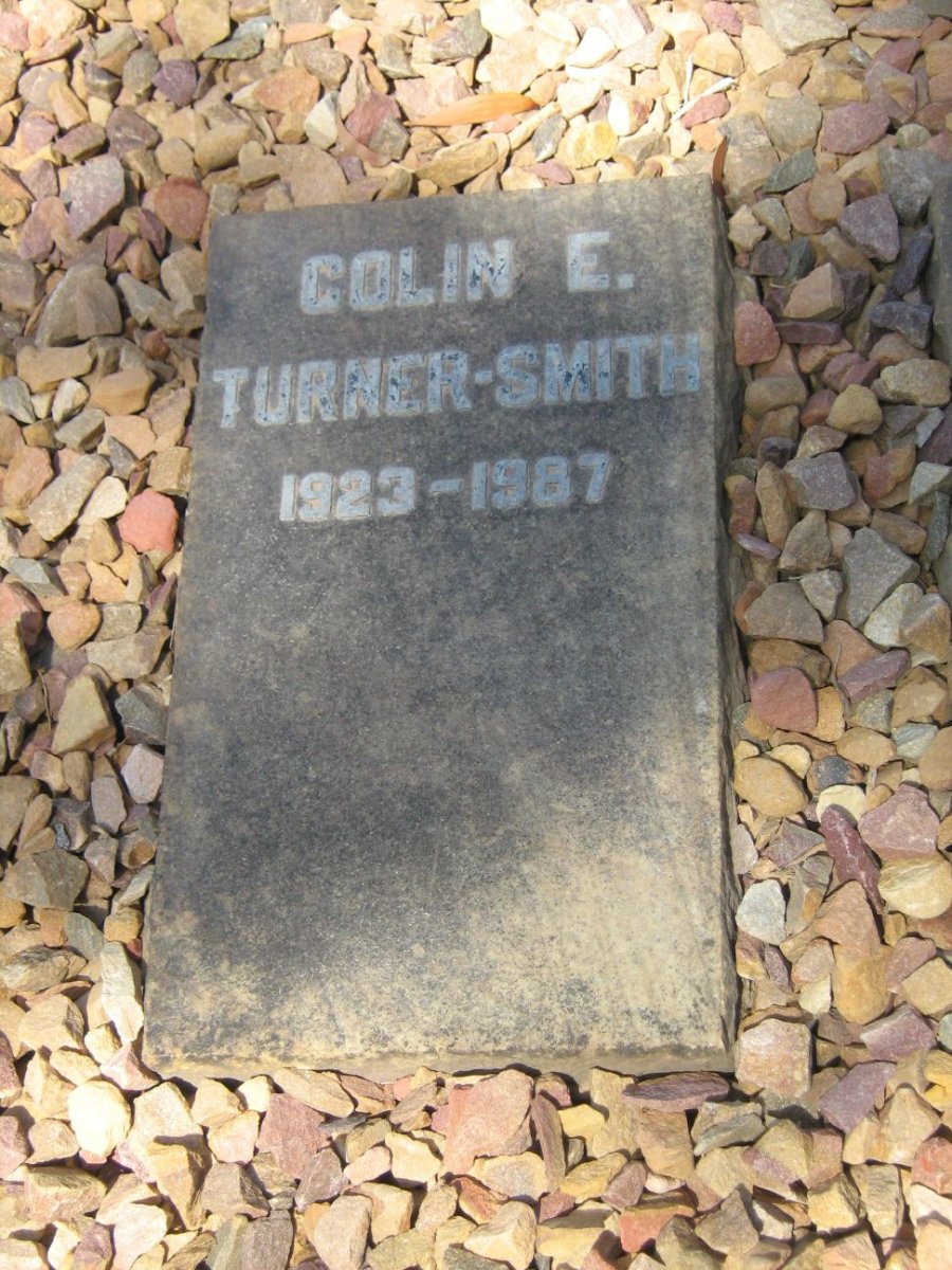 SMITH Colin E., TURNER 1923-1987