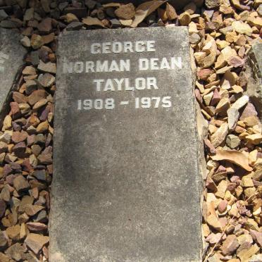 TAYLOR George Norman Dean 1908-1975