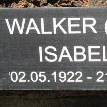 WALKER Isabella nee SMIT 1922-2005