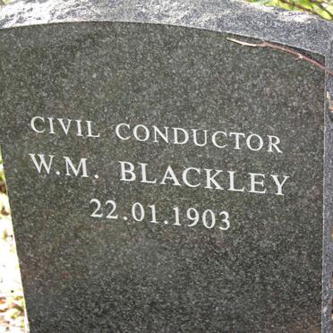 BLACKLEY W.M.  -1903