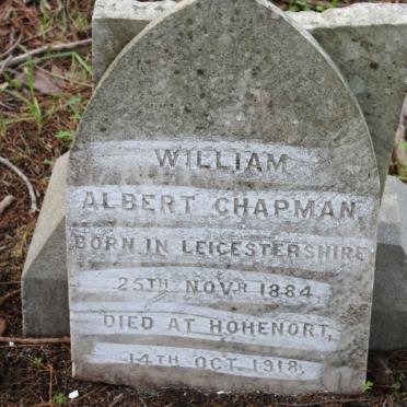 CHAPMAN William Albert 1884-1918