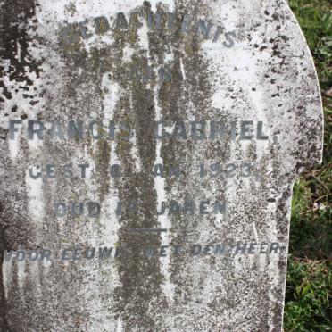 GABRIEL Francis -1923