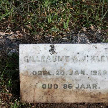 KLEYN Gilleaume A.J. -1929