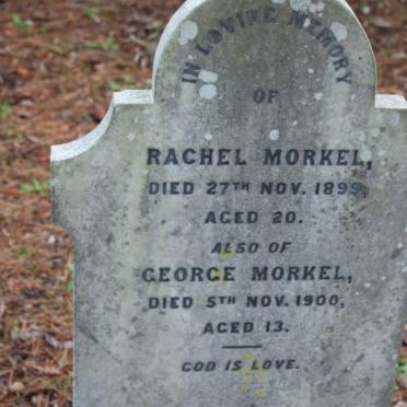 MORKEL  Rachel -1899 :: MORKEL George -1900