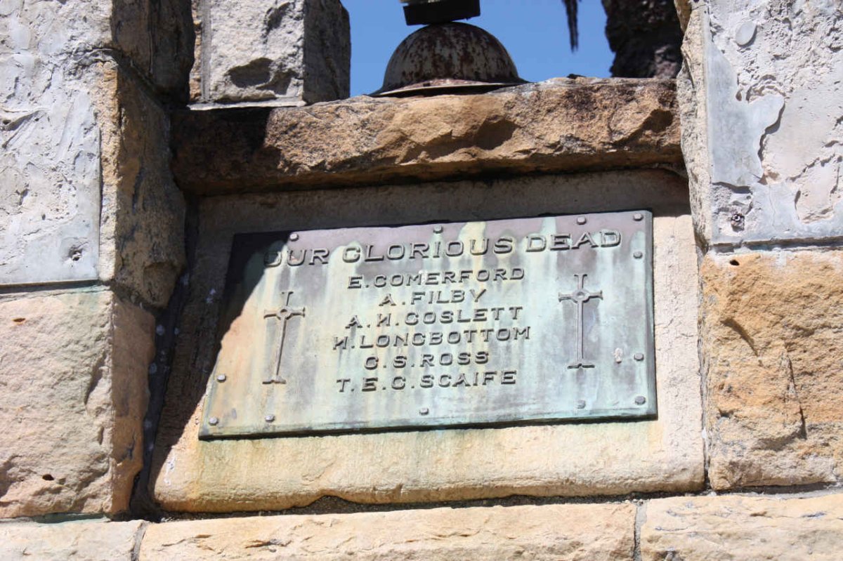 3. Tin Hat in Remembrance placed on the Memorial in Memory of Fallen comrades 29.4.1990