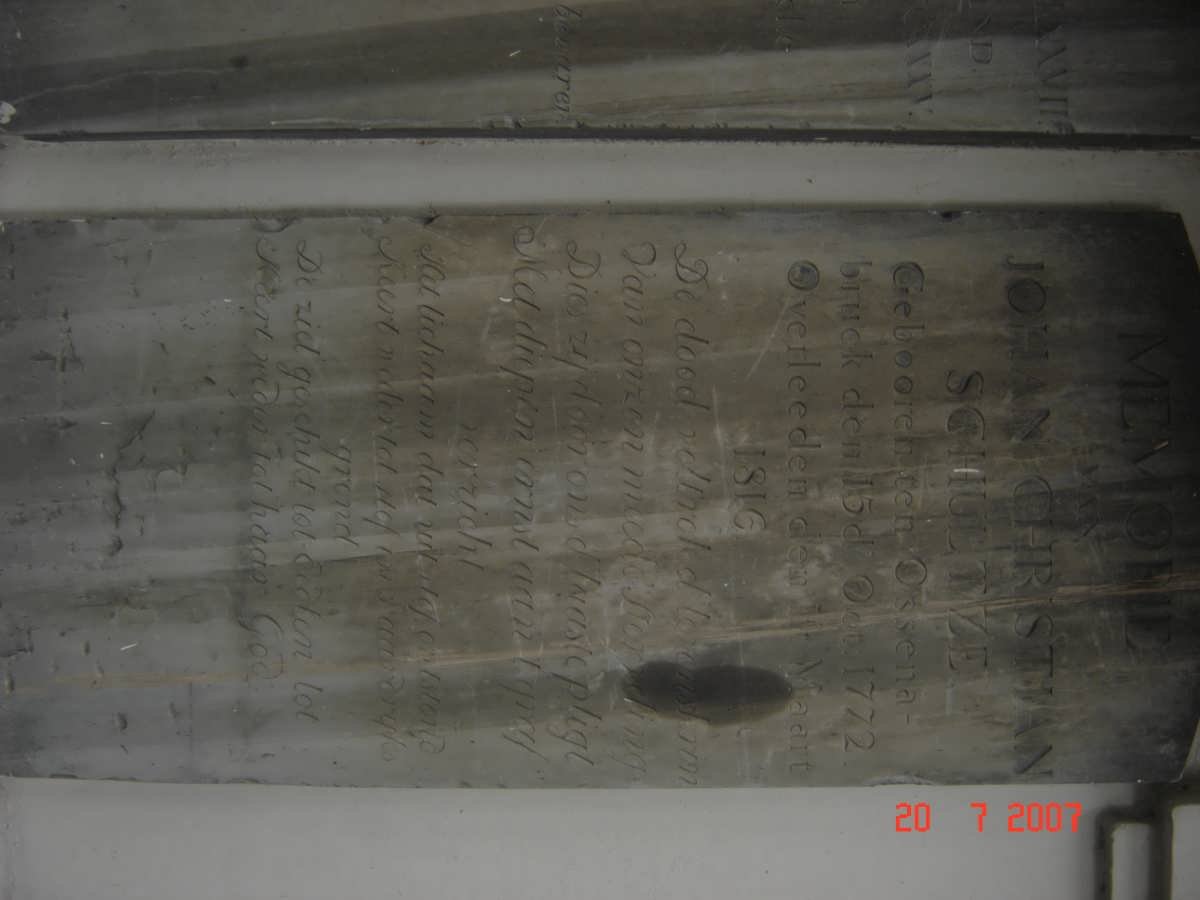 SCHULTZE Johan Christian 1772-1816