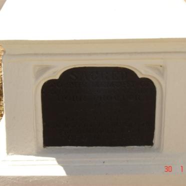 BECK Catherine Johanna nee PROCTOR -1854