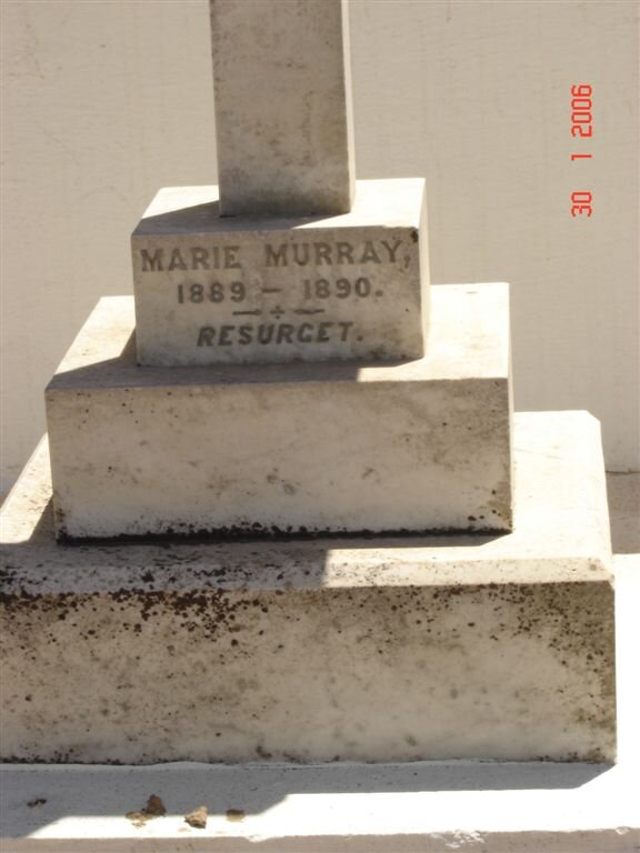 MURRAY Marie 1889-1890