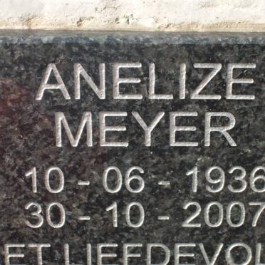 MEYER Anelize 1936-2007
