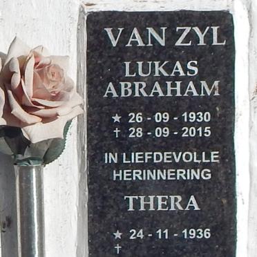 ZYL Lukas Abraham, van 1930-2015 &amp; Thera 1936-