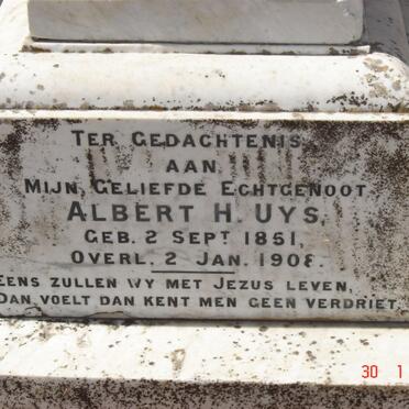 UYS Albert H. 1851-1908