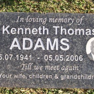 ADAMS Kenneth Thomas 1941-2006
