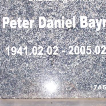 BAYNES Peter Daniel 1941-2005