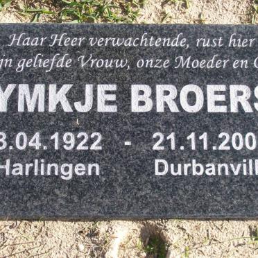 BROERS Ymkje 1922-2005
