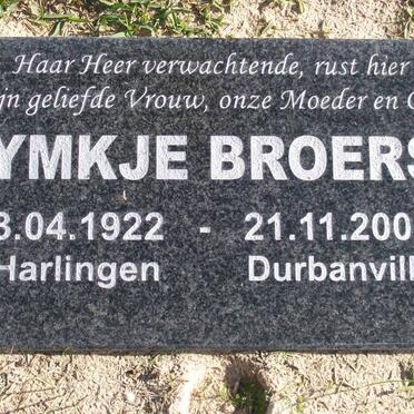 BROERS Ymkje 1922-2005