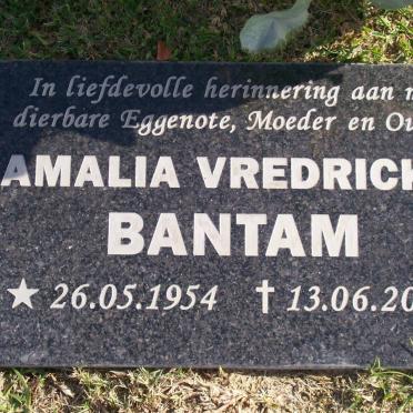 BANTAM Amalia Vredricka 1954-2005