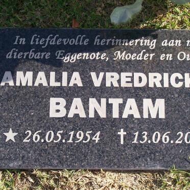 BANTAM Amalia Vredricka 1954-2005
