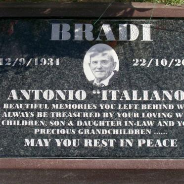 BRADI Antonio 1931-2006