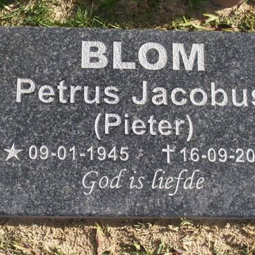 BLOM Petrus Jacobus 1945-2006