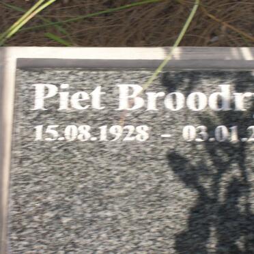 BROODRYK Piet 1928-2004