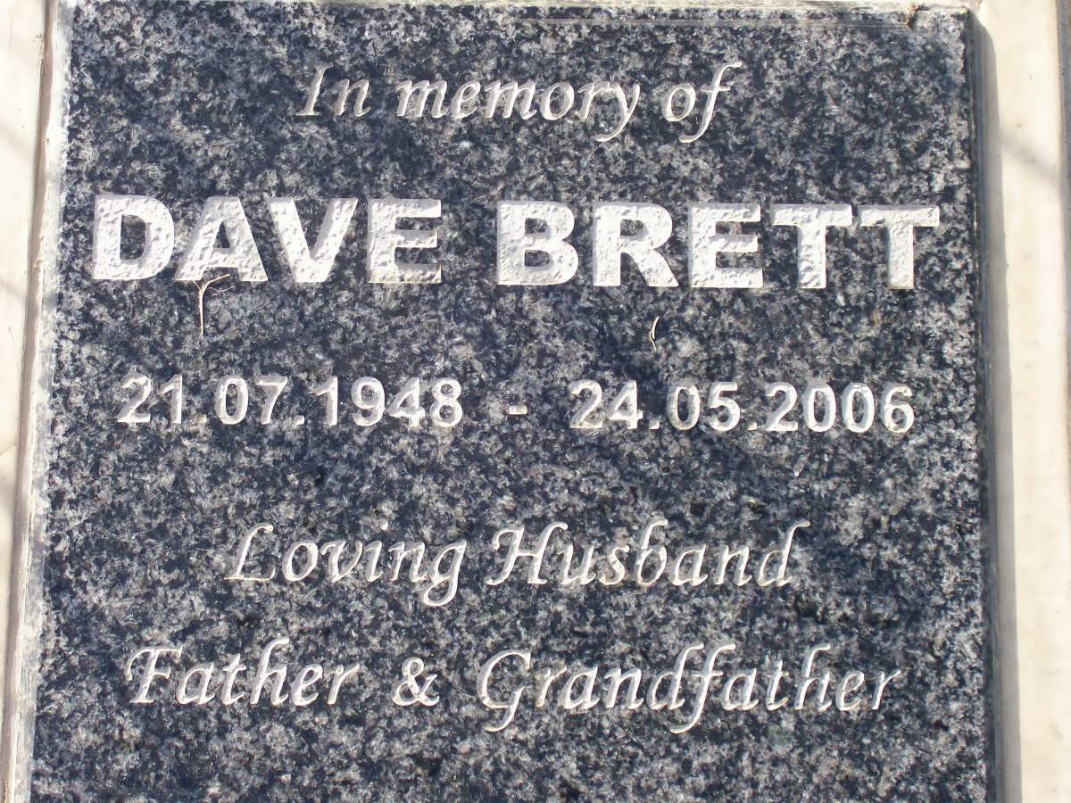 BRETT Dave 1948-2006