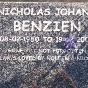 BENZIEN Nicholas Johann 1950-2004