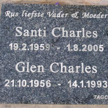 CHARLES Glen 1956-1993 &amp; Santi 1959-2005