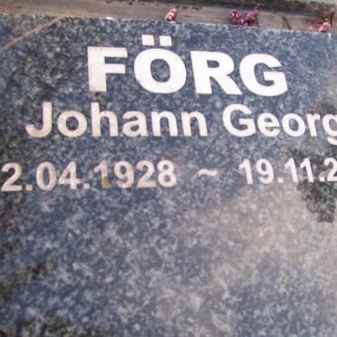 FÖRG Johann Georg 1928-2007