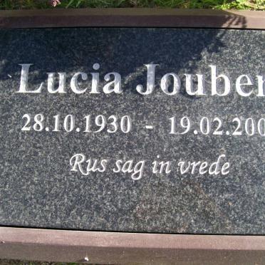 JOUBERT Lucia 1930-2007
