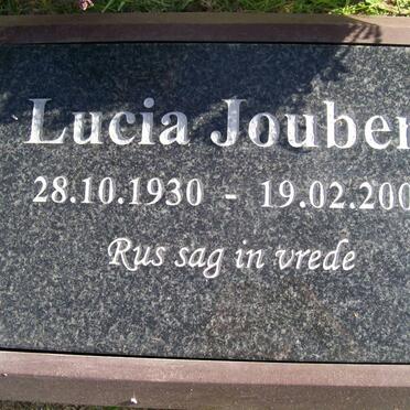 JOUBERT Lucia 1930-2007