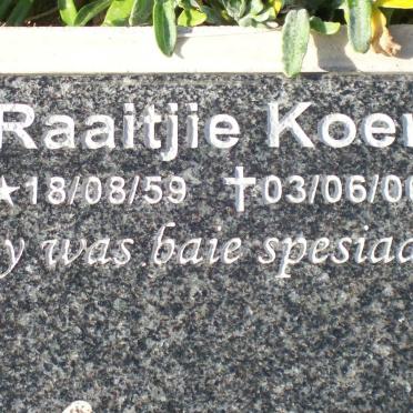 KOEN Raaitjie 1959-2006