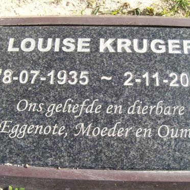 KRUGER Louise 1935-2007