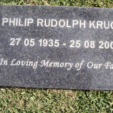 KRUGER Philip Rudolph 1935-2004