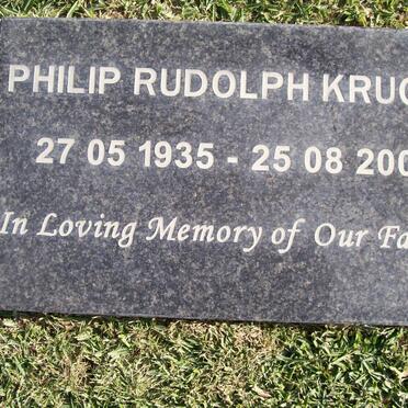 KRUGER Philip Rudolph 1935-2004